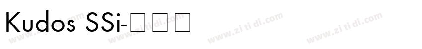 Kudos SSi字体转换